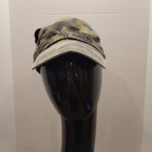 🩵EUC~ CAMOUFLAGE CADET CAP - Picture 6 of 6